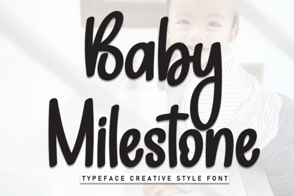 Baby Milestone: A Magical Script Font for Elegant Branding