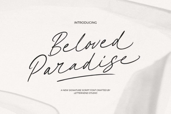 Beloved Paradise Font for Elegant Web Design