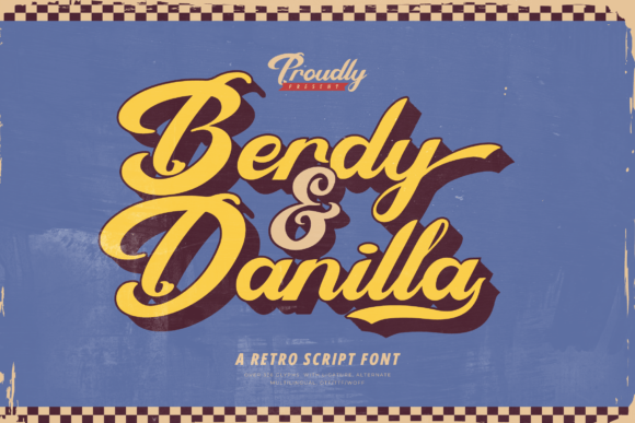 Berdy Danilla Font Review: A Retro Script for Vintage Branding
