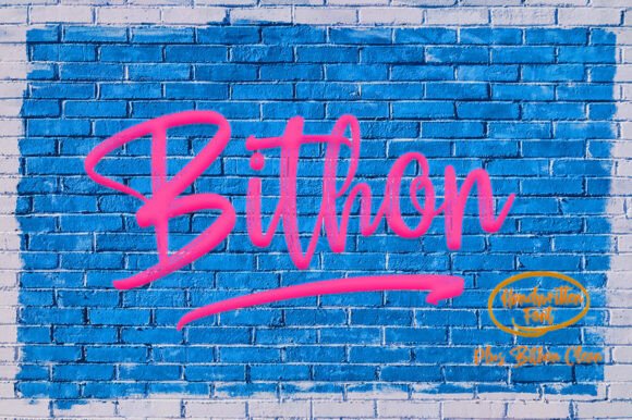 Bithon: A Relaxed Script Font for Handmade Brands
