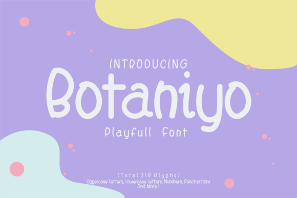 Botaniyo: A Script Handwritten Font for Editorial Design