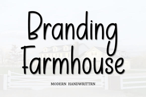 Branding Farmhouse: The Handwritten Font for Small Business