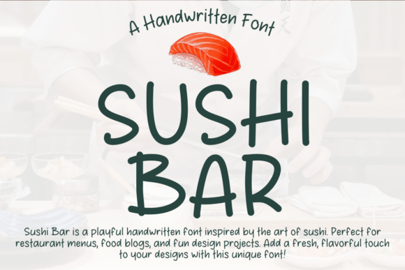 Bringing Sushi Bar Font to Life in Modern Branding