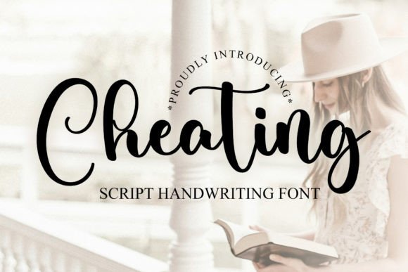 Cheating Font: Elegant Script for Handmade Brands