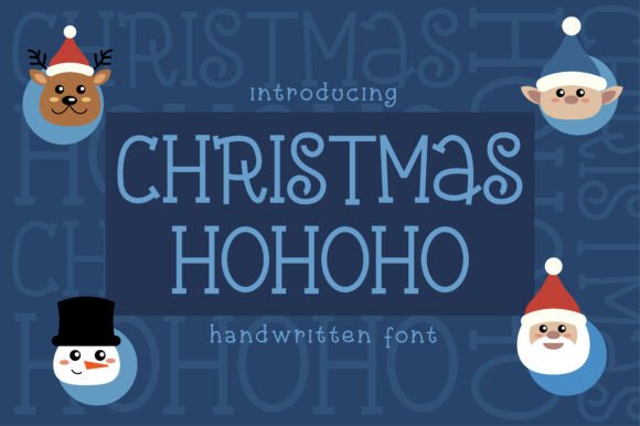Christmas Hohoho: A Vintage Script Font for Editors