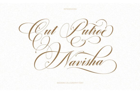 Designing Elegant Brands with Cut Putroe Navisha Font