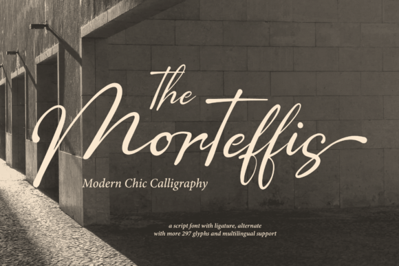 Designing with The Morteffis Script Font for Modern Web Layouts