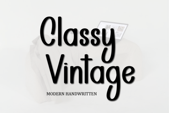 Elevate Your Brand with the Classy Vintage Typeface