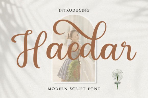 Haedar Font Review: Elegant Script for Designers