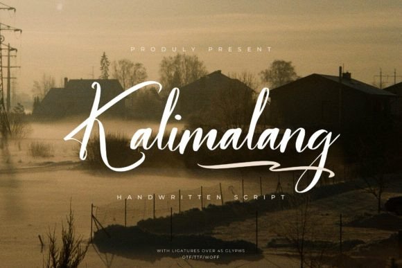 Kalimalang Font: The Perfect Script for Handmade Brands