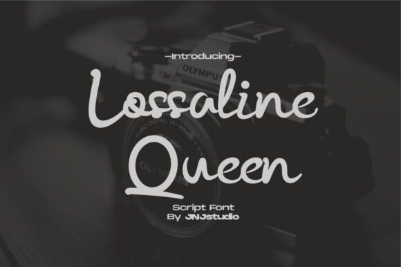 Lossalin Queen: An Elegant Script Font for Editorial Design