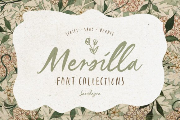 Mersilla: A Handmade Font Trio for Makers and Brands