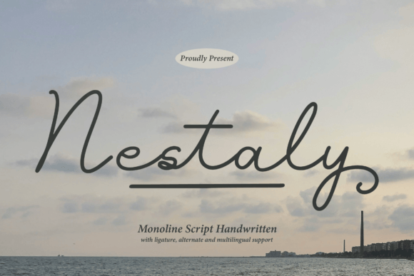 Nestaly Font: Modern Script for Elegant Branding