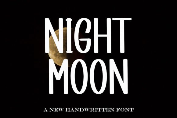 Night Moon: The Bold Script Font for Impactful Titles