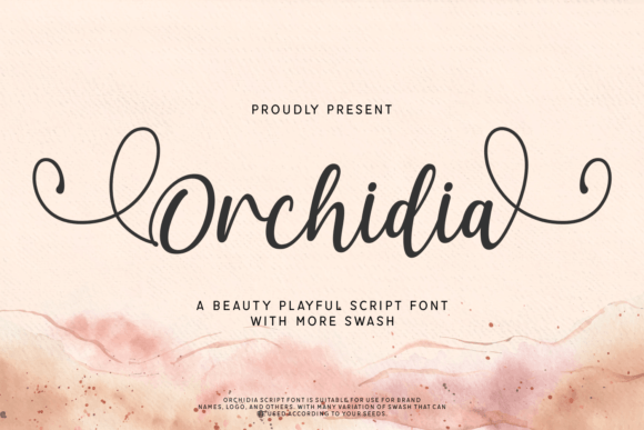 Orchidia: A Playful Script Font for Modern Branding