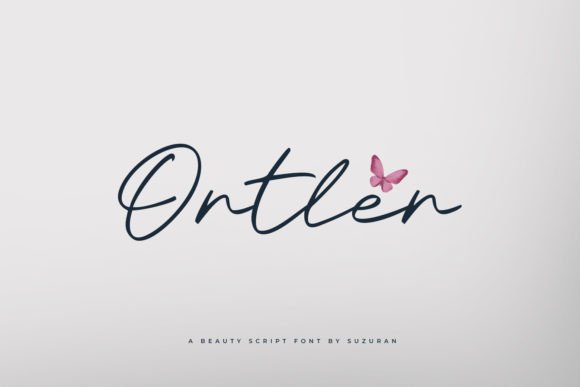 Ortler Script Font for Modern Web Design
