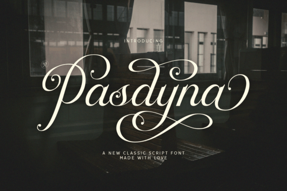 Pasdyna Font: Elevate Your Brand with Classic Script Typography