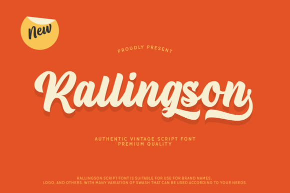 Rallingson: A Vintage Script Font for Elegant Branding