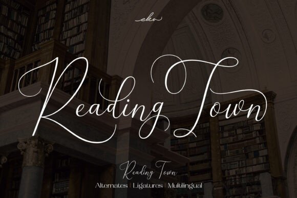Reading Town: A Versatile Script Typeface for Modern Campaigns