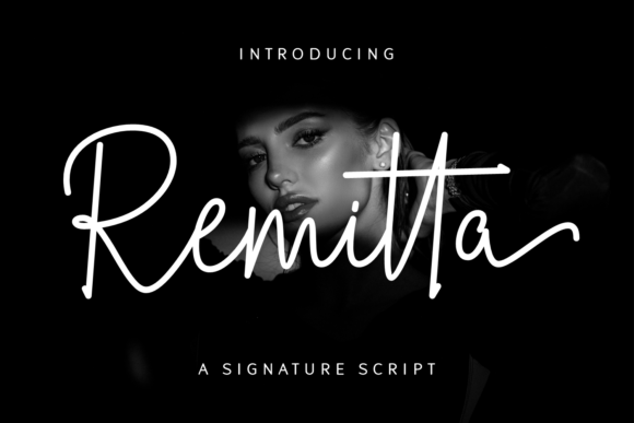 Remitta: An Elegant Signature Script Typeface for Makers