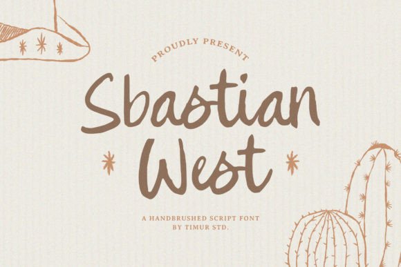 Sbastian West: A Handbrushed Script Font for Makers