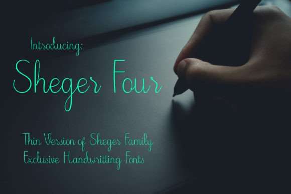 Sheger Four: The Ultimate Script Handwritten Font for Makers