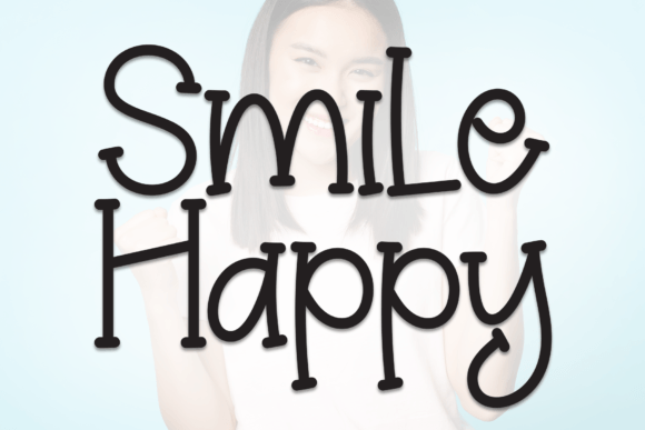 Smile Happy Typeface for Digital Branding