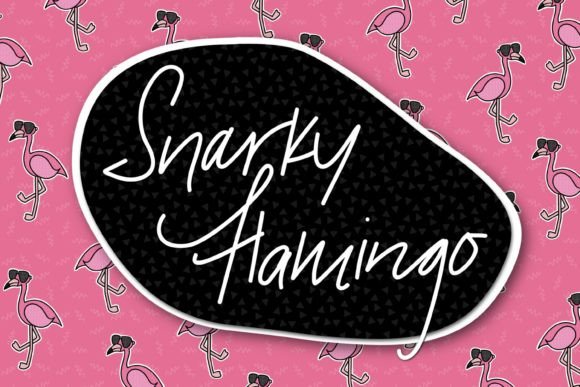 Snarky Flamingo: The Script Font That Stops the Scroll