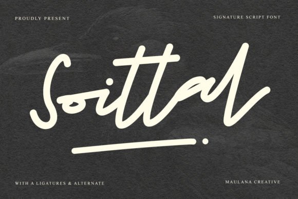 Soittal: The Signature Script Font for Modern Branding