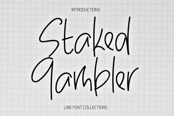 Staked Gambler Font for Friendly Branding