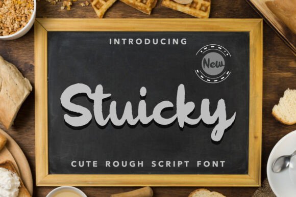 Stuicky: A Premium Script Handwritten Font for Editorial Design