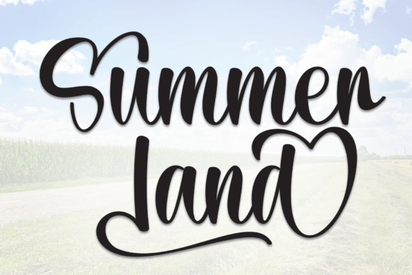 Summer Land Font: A Stylish Script for Elegant Design