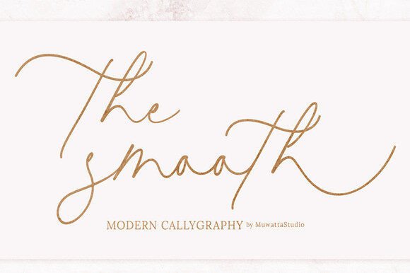 The Smooth: Elevate Brand Visuals with Script Fonts
