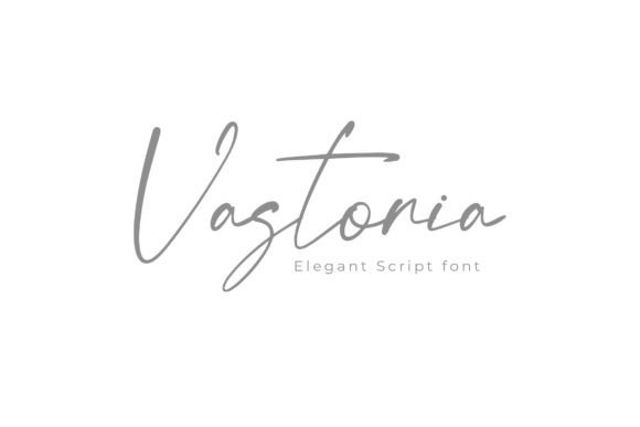Vastoria: The Elegant Script Font for Handmade Brands