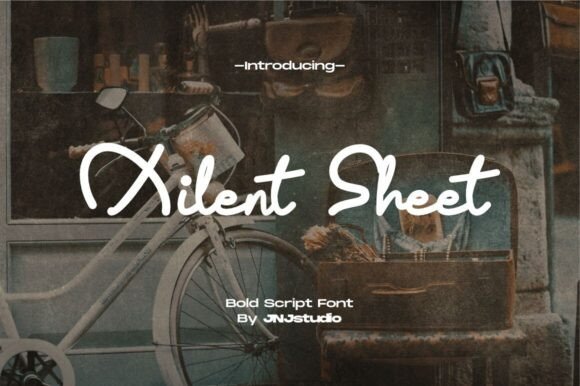 Xilent Sheet: The Perfect Script Font for Makers
